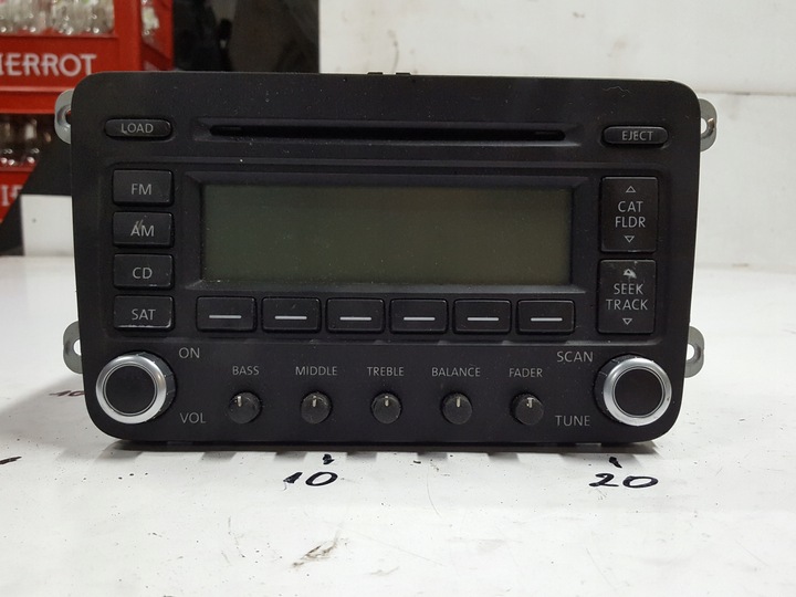 фото №1, Vw passat b6 05r- радио cd радиопроигрыватель код 1k0035180c