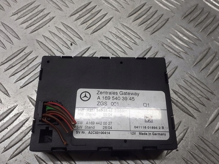 фото №3, Модуль шлюз mercedes w169 2.0 cdi a1695403945