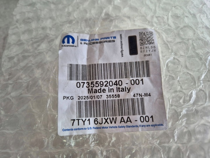 фото №7, Крышка зеркало zew. правого 735592040 / 7ty16jxwaa fiat panda iii 09-