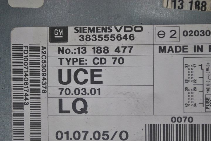 фото №5, Радиопроигрыватель cd opel vectra c 13188477