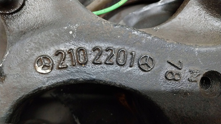 фото №6, Поворотный кулак ступица левый перед 2102201 mercedes e-klasa w210 рестайлинг