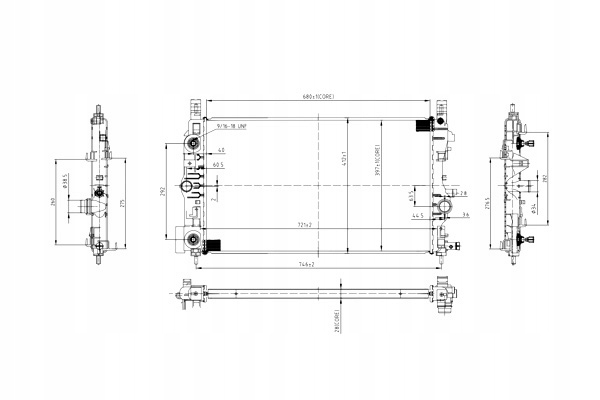фото №2, Радіаторів chevrolet cruze 1.4 09- hart