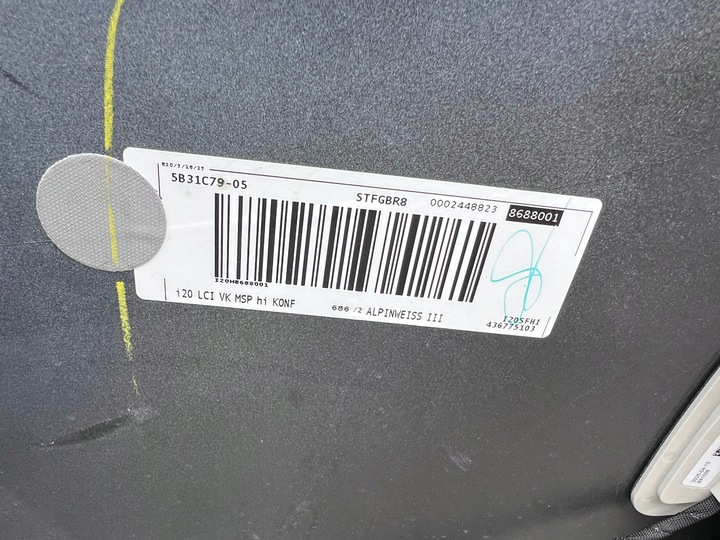 фото №16, Бампер зад задній bmw ix i20 lci рестайлінг m набір колір a300