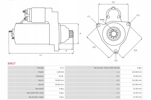 фото №10, Стартер as-pl s0417