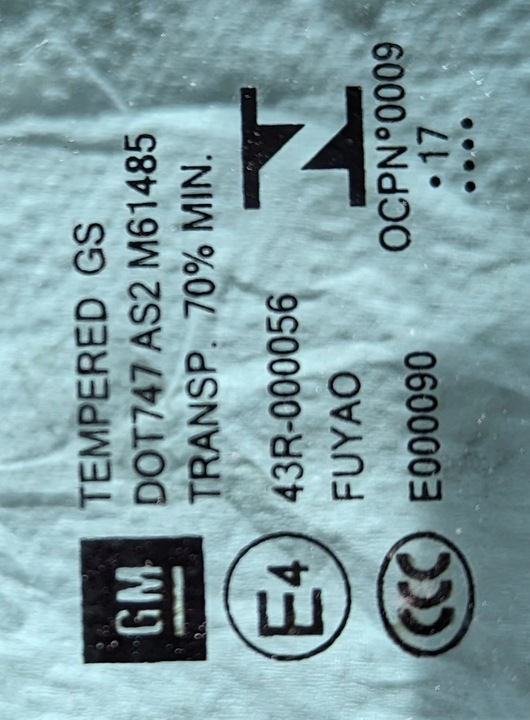 фото №3, Opel insignia b скло двері перед p з 2017 r.