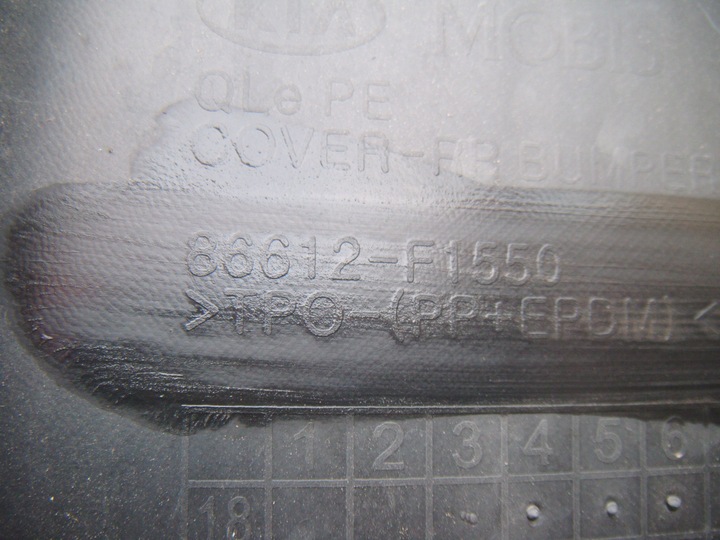 фото №8, Kia sportage 4 iv рестайлінг 2018 - 2021 бампер зад спойлер 86612-f1550