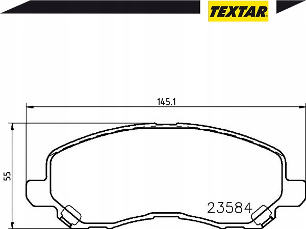 фото №16, Textar 2358403 набор тормозные колодки тормозных, тормоза дисковые
