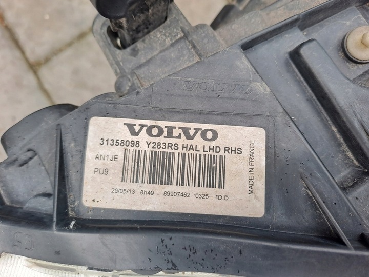 фото №11, Volvo s60 v60 рестайлінг 13-18r перед капот бампер крило лампа pas eu 452-26