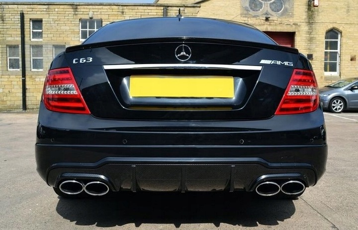 фото №7, C63 amg вид задний диффузор do mercedes w204 11-15
