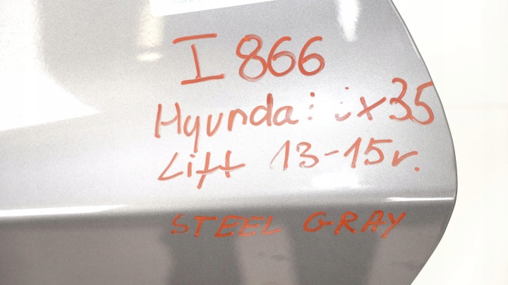 фото №14, Двері ліві зад задні hyundai ix35 рестайлінг 13-15r steel gray