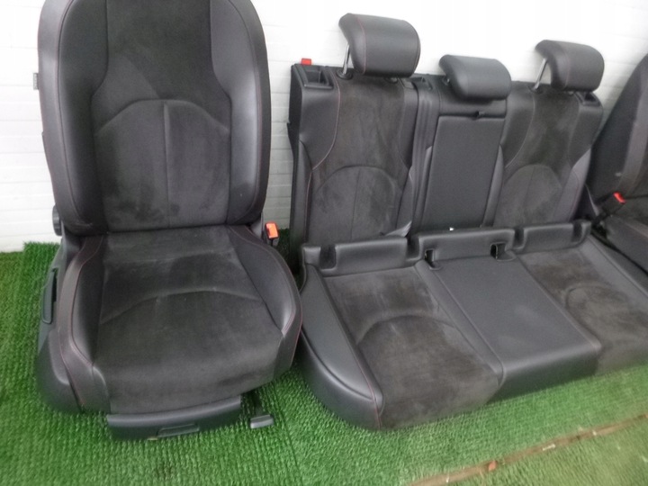 фото №6, Seat leon fr iii 12-20 3d fr сиденья диван комплект подогрев алькантара eu