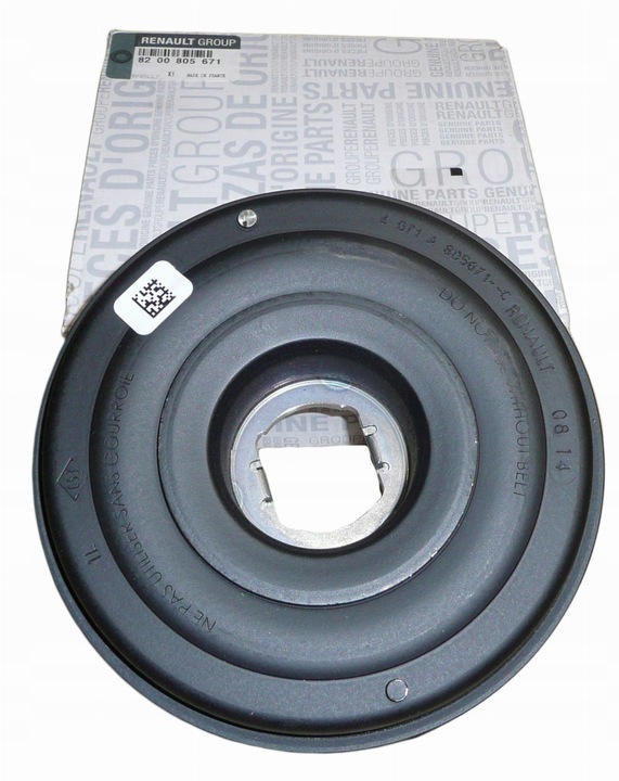 фото №1, Колесо ременное вала renault master iii 2.3 dci 8200805671 оригинал