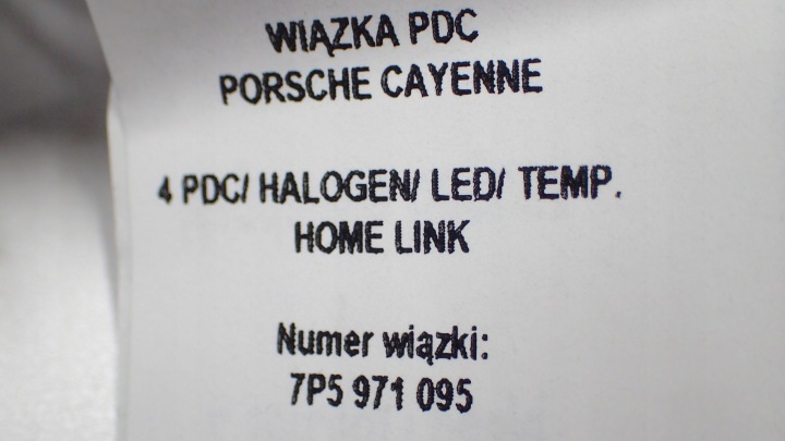 фото №11, Жгут перед 4 pdc главная link галоген led температура. porsche cayenne 7p5971095