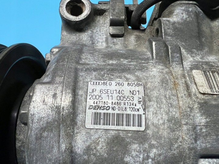 фото №10, Оригинальная запчасть компрессор кондиционера denso vw audi a4 a6 8e0260805bh