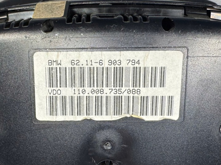 фото №6, Спідометр  панель приладів спідометр 110008735 bmw e39 3.0d vdo