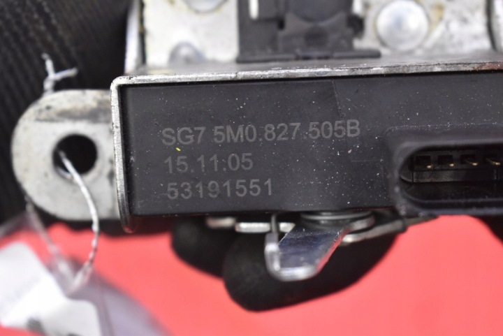фото №7, Замок кришки зад багажника 5m0827505b vw golf 5 v 5d hb 03-09