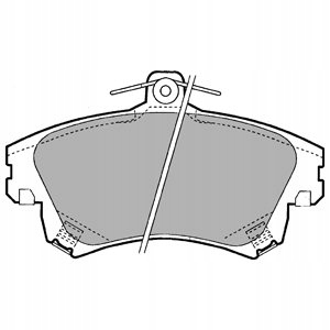 фото №2, Тормозные колодки тормозные delphi lp1398