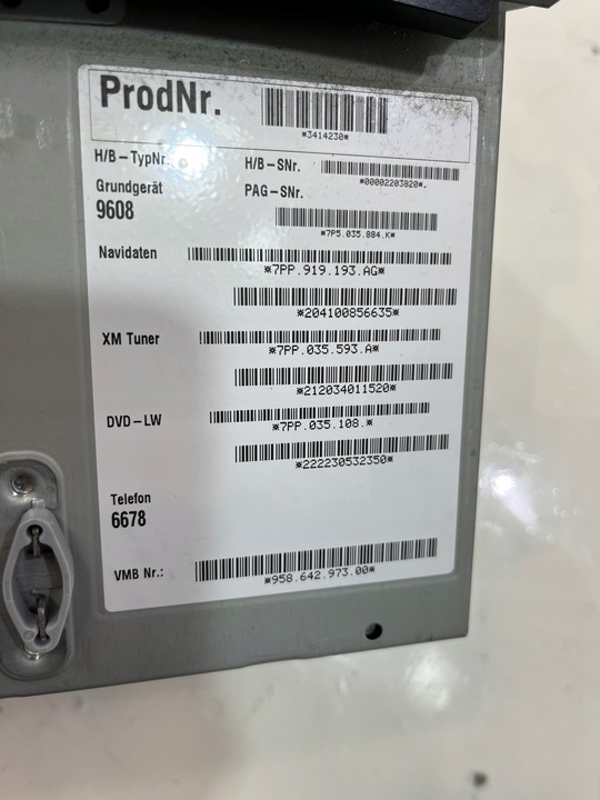 фото №5, Радио навигация cayenne ii 7p5 pcm 3.1 7pp919193ag исправные , legalne !