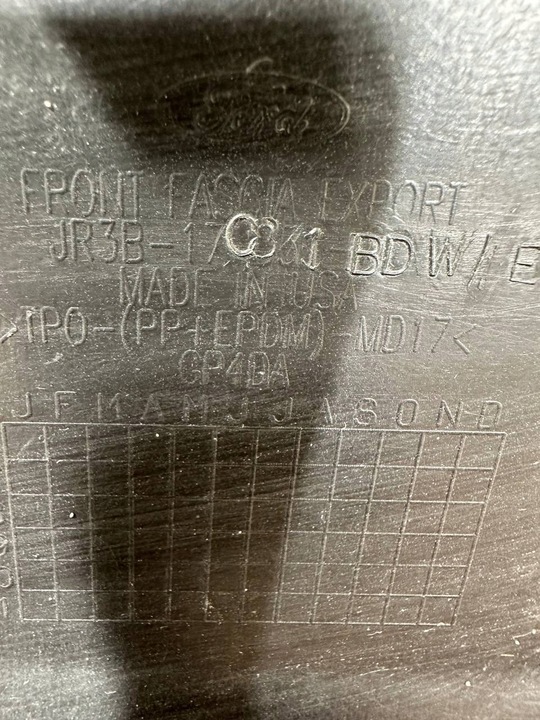 фото №14, Ford mustang 6 vi gt рестайлінг 2017-2023 бампер перед jr3b17c831bdw