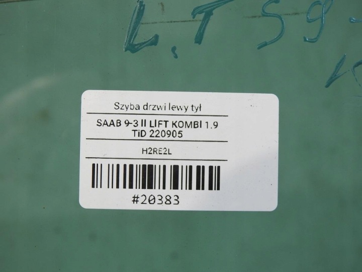 фото №7, Стекло двери левые зад saab 9-3 ii рестайлинг универсал