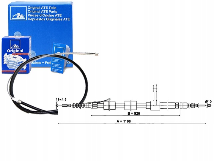фото №2, Трос ручного alfa romeo 156 gt 97-10