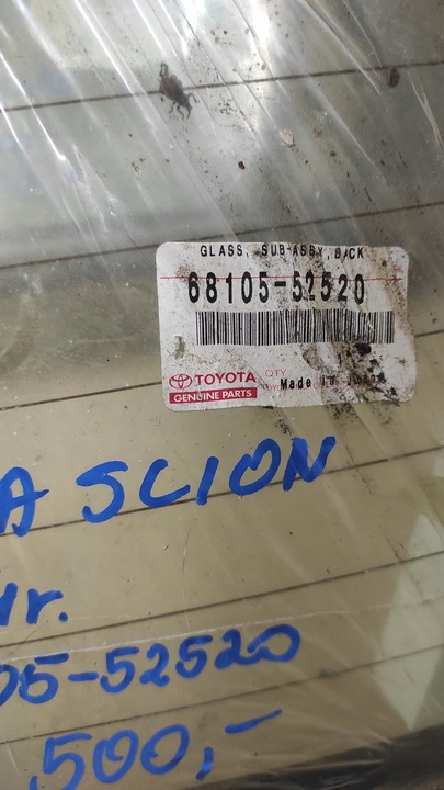 фото №3, Toyota scion 6810552520 08r-14r скло зад нова оригінал
