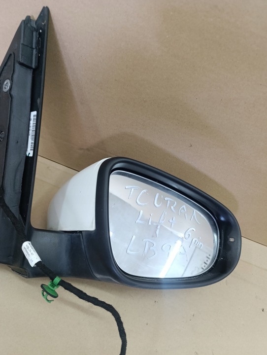 фото №12, Зеркало правые lub левая европа 6-pin 1t1857502ap vw touran i ii 1t рестайлинг