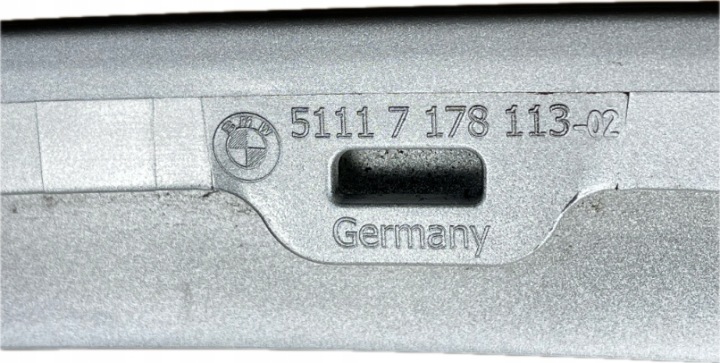 фото №9, Bmw 5 e60 e61 молдинг бампера средняя перед 7178113