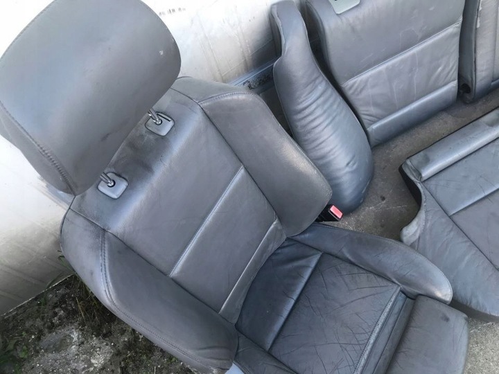 фото №13, Сидіння bmw x5 e53 99-06r. диван шкіра комплект електричні з підігрівом ang