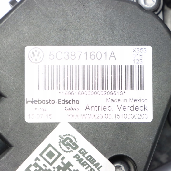 фото №12, Vw new beetle амортизатор двигунчик дах складного вебасто 5c3871601a