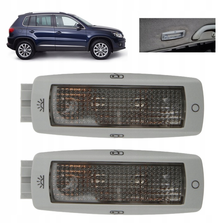 фото №12, 2 szt. задние свет kopułkowe do чтения 3b0947291 серый корпус