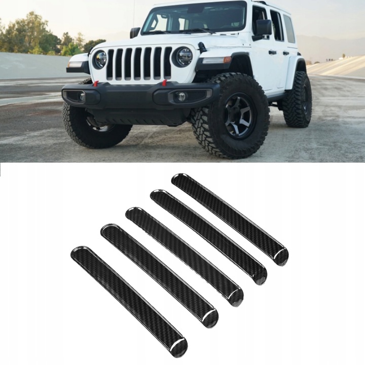 фото №9, 5pcs текстура з волокна углеродного ustanowa дверь полосы полосы do jeep bx