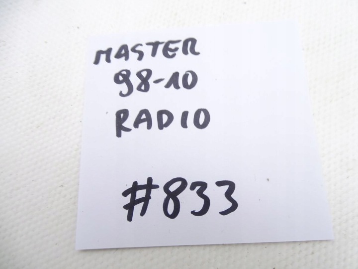 фото №6, Renault master ii opel movano a 98-10 джгут установка радіо #833