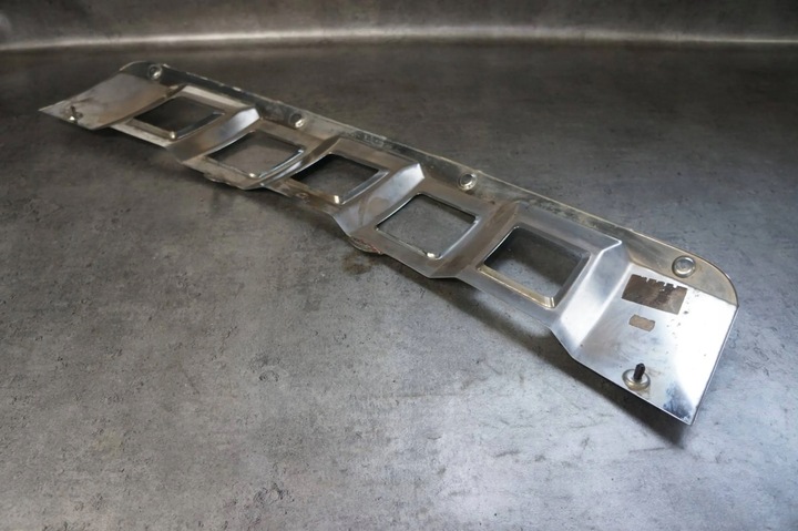 фото №10, Планка накладка спойлер бампера хром перед передняя mercedes gl x164