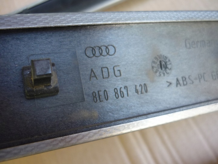 фото №13, Декори планки audi a4 b6 b7 сріблястий комплект eu