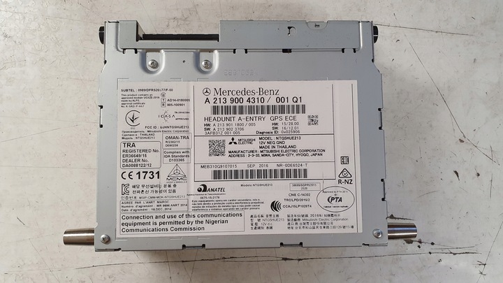 фото №1, Mercedes e-klasa w213 радіо навігація a2139004310