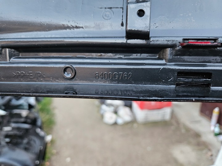 фото №8, Mitsubishi outlander 3 iii рестайлинг планка накладка бампера перед передняя