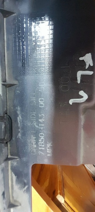 фото №7, Планка пороговая накладка левая порог honda civic xii 22r sedan 71850-t43-00-50