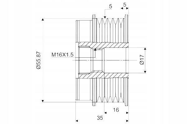 фото №11, Колесо пасове генератора val588051