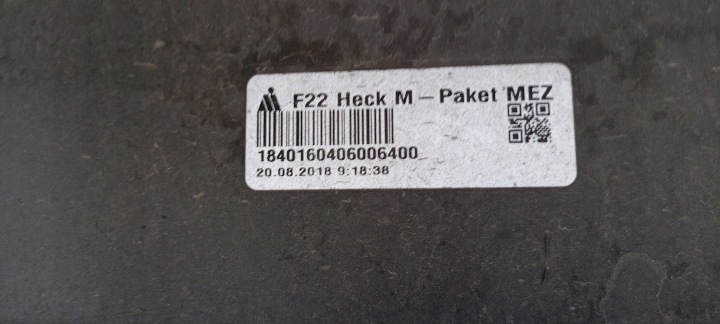 фото №11, Задний бампер bmw 2 f22 f23 зад м-пакет 365600001 805556 оригинал