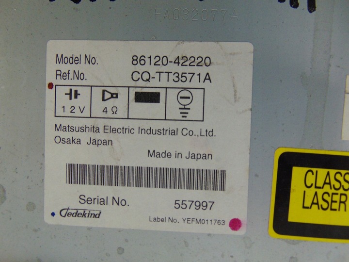 фото №12, Радіо заводські toyota rav4 iii 86120-42220 модулі pz409-00292-01 комплектні