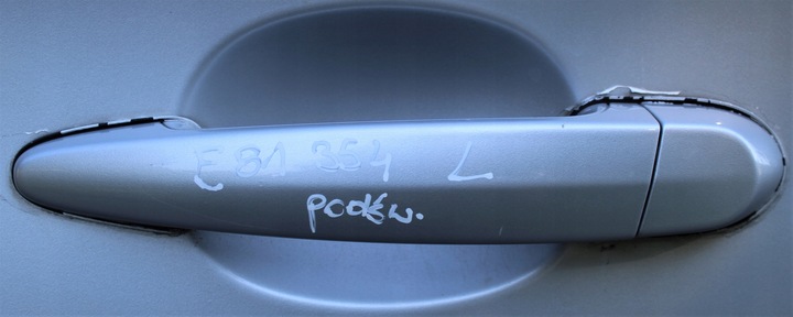 фото №1, Ручка левый перед bmw e81 354 титан серебро podświ
