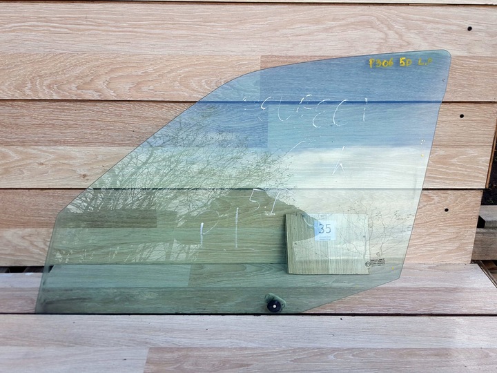 фото №1, Скло бокова ліва передня оригінальна peugeot 306 5d