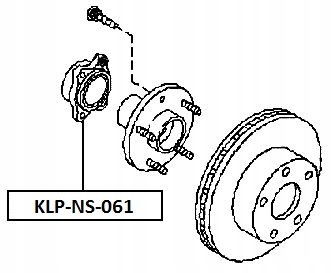 фото №2, Ступица колёса перед infiniti g35 01-07 4wd