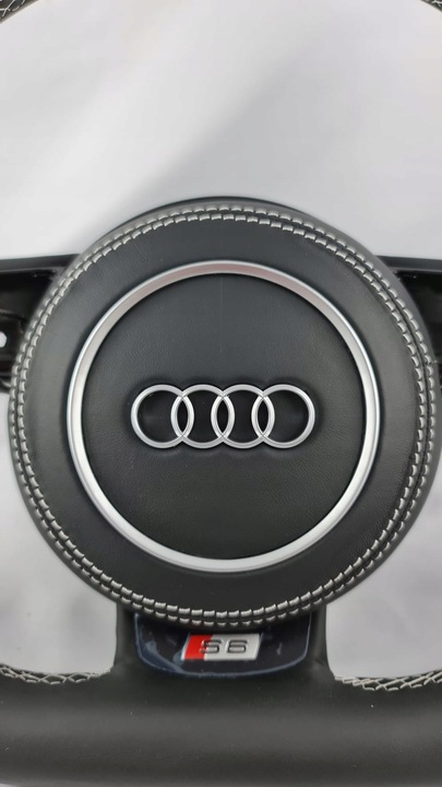 фото №5, Руль audi с подогревом s6 a6 c7 a7 a8 d4 срезанная