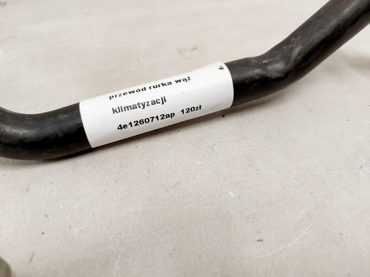 фото №9, Audi a8 d3 3.0 tdi шланг кондиціонера шланг трубка клімат 4e1260712ap