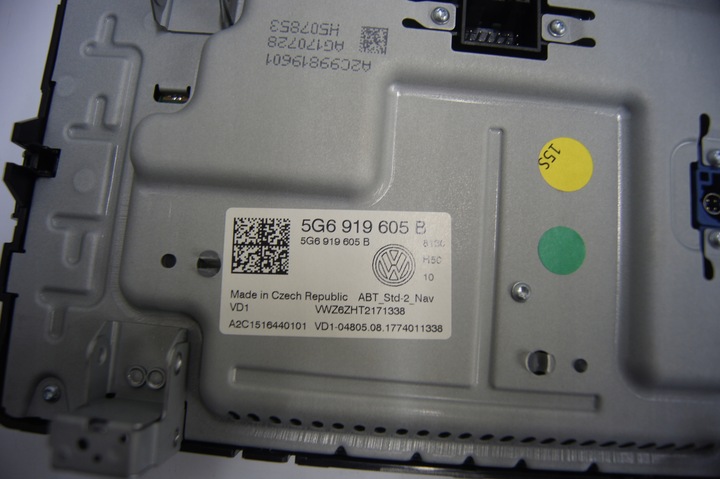 фото №7, Радіо навігація рамка дисплей touran iii 1.6 tdi