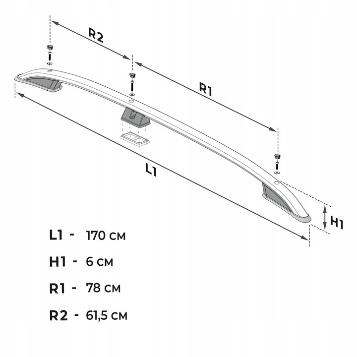 фото №8, Рейлинги крышные багажник do fiat fiorino iii 2008-2018