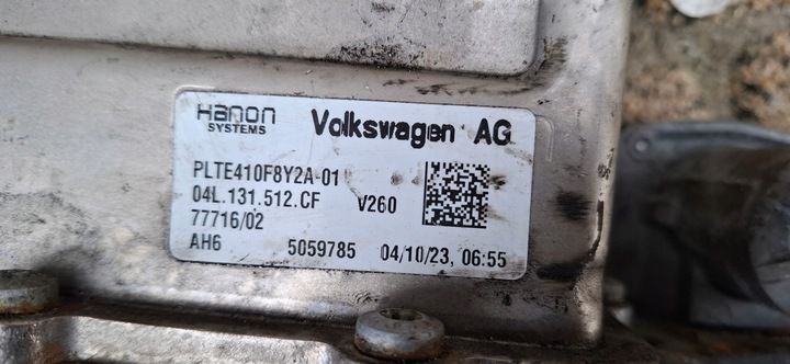 фото №13, Vw t6 crafter ii 2.0tdi радиаторов выхлопных газов клапан egr 04l131512cf