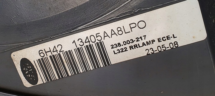 фото №9, Лампа ліва задня зад range rover iii l322 європа